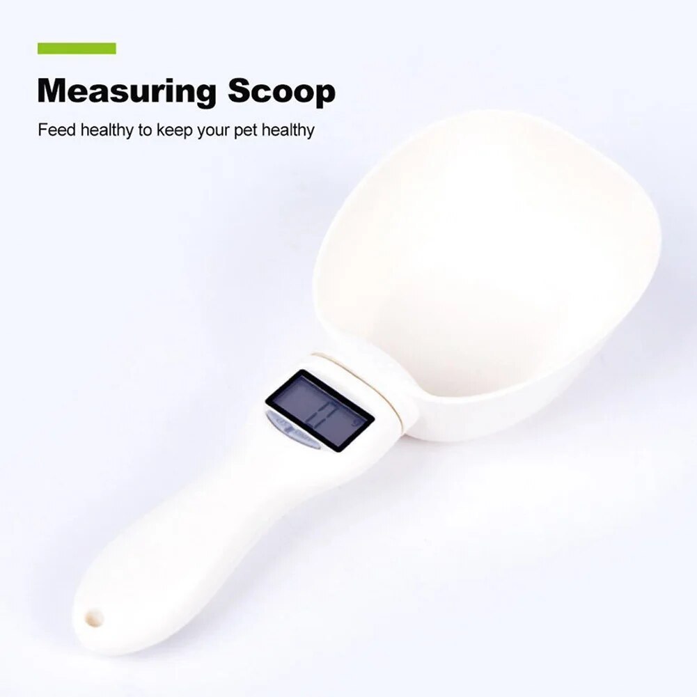 Precision Electronic Scale Food Spoon Scale Weighing Tool Dog Cat Feeding Food Measuring Spoon Digital Display Kitchen Scale