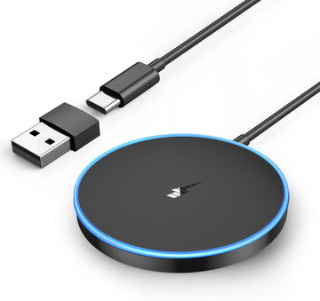 Magnetic Wireless Charger Fast Apple Mag-Safe Charger for iPhone 17 Pro Max/17 Pro/17 Air/17/16/15/14/13/12 Series AirPods 4/3/2 LED Magnet Charging Pad Mag Safe Charger with Dual Charging Ports