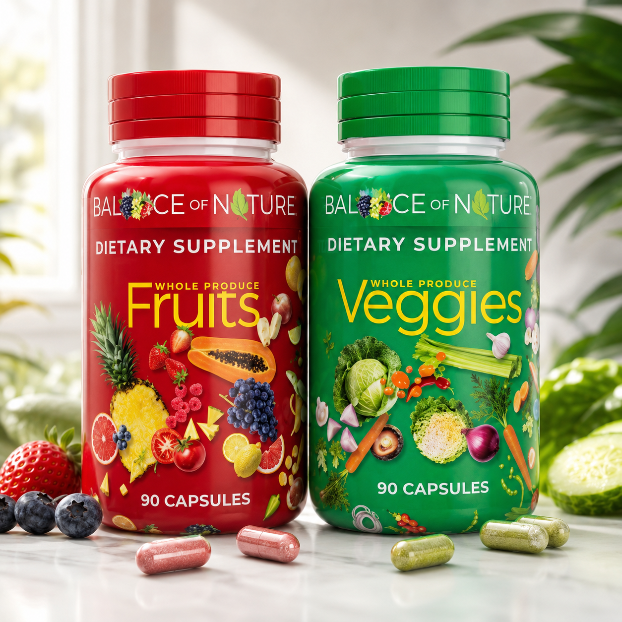 Balance of Nature Fruits & Veggies – 180 Capsules