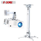 5Core Projector Mount Ceiling Wall Universal Holder Adjustable Low Profile Capacity 40lb