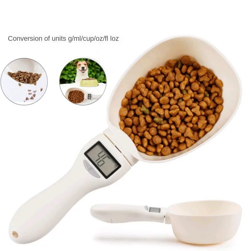 Precision Electronic Scale Food Spoon Scale Weighing Tool Dog Cat Feeding Food Measuring Spoon Digital Display Kitchen Scale