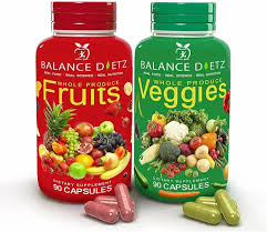 Balance of Nature Fruits & Veggies Supplements - Whole Fruit and Vegetable