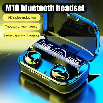 New Arrival M10 Earphone Wireless Headset High Quality Perfect Sound Earbuds Sports Game Music BT Headphone with Power Bank